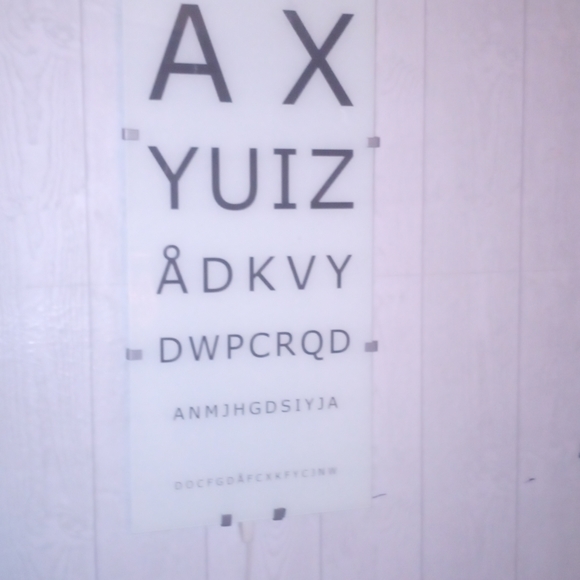 Vintage 2020 vision eye checking chart - Picture 3 of 4